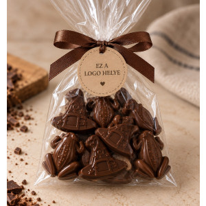 Helloween csoki békák & boszorkánysipkák zacskóban (120g)