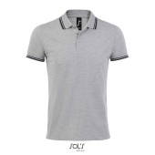 S00577-GF-L|melírozott szürke/francia tengerészkék